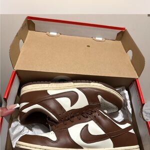 Nike Brown and White Sneakers